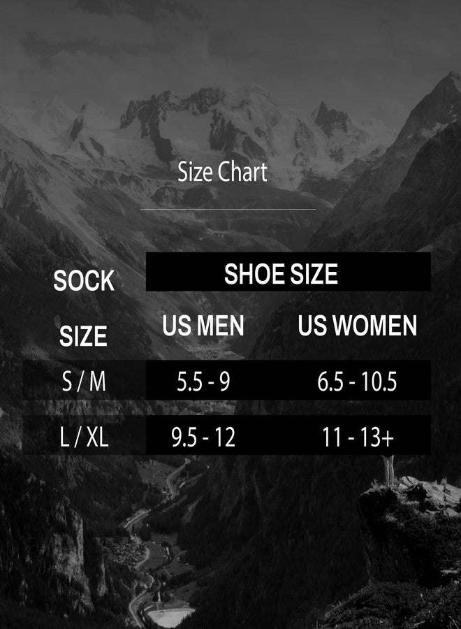 Avantic Hiking Socks (US, Alpha, Large, X-Large, Regular, Regular, Grey-2-pairs) - Image 4